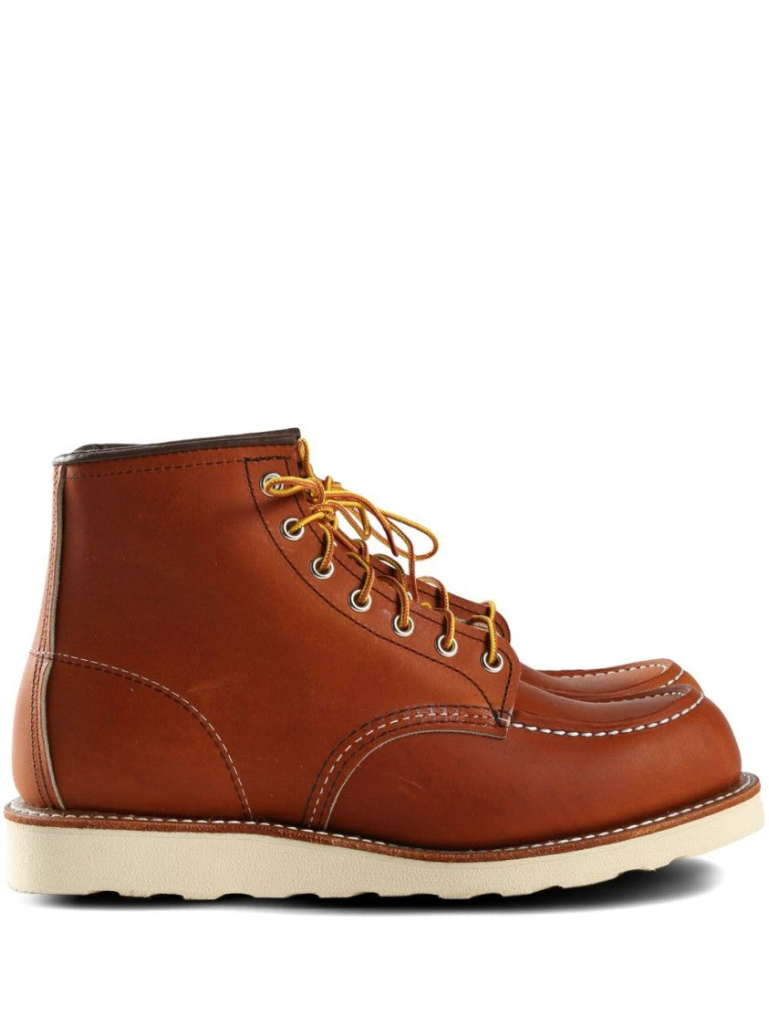Red Wing Lace-Up Brown Ankle Boots