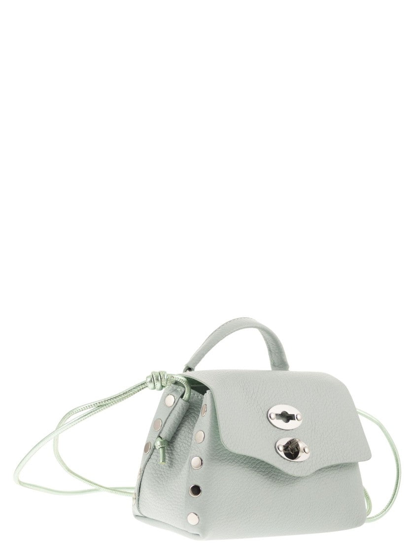Zanellato Compact Structured Grained Leather Postina Bag