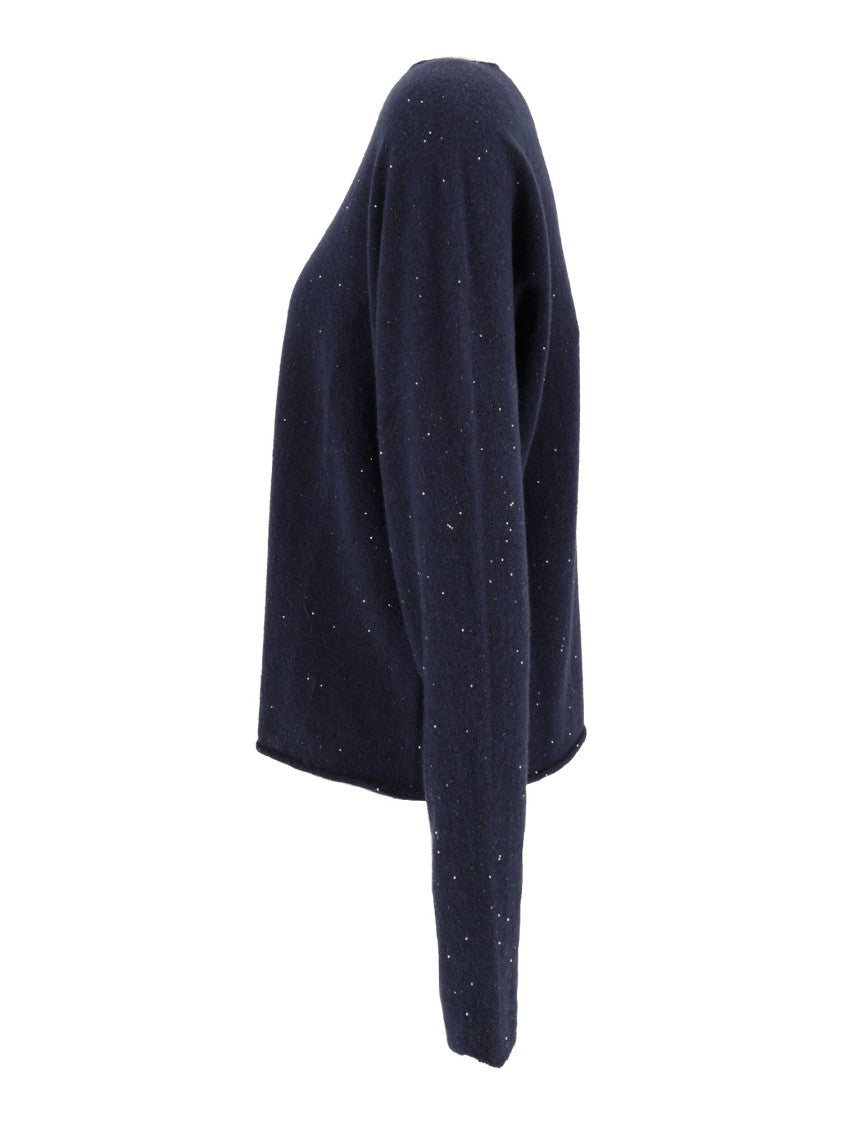 Antonelli Firenze Relaxed Speckled Knit Sweater