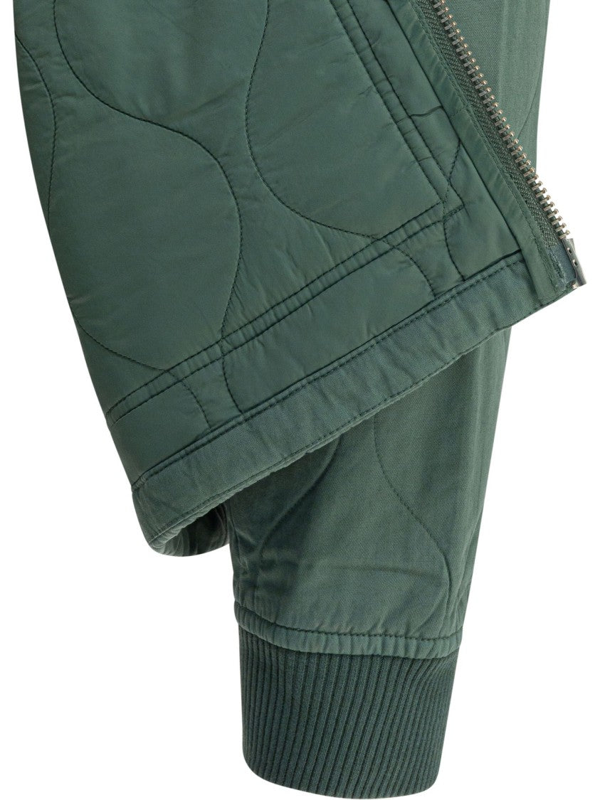 Carhartt Wip Quilted Oversized Jacket With Ribbed Knit Trims