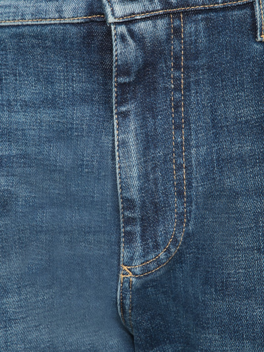 Dolce & Gabbana Loose Fit Soft Blue Denim Jeans