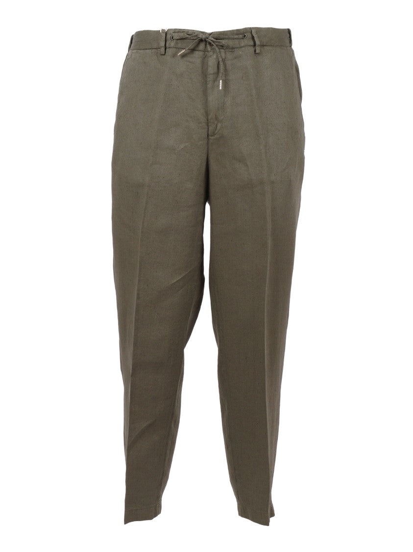 Briglia Relaxed Fit Linen Straight-Leg Pants