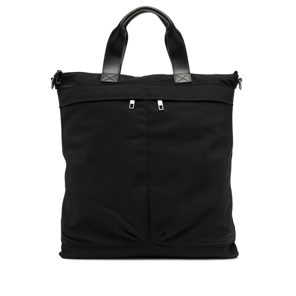 Gianni Chiarini Minimalist Black Tote Bag With Backpack Straps