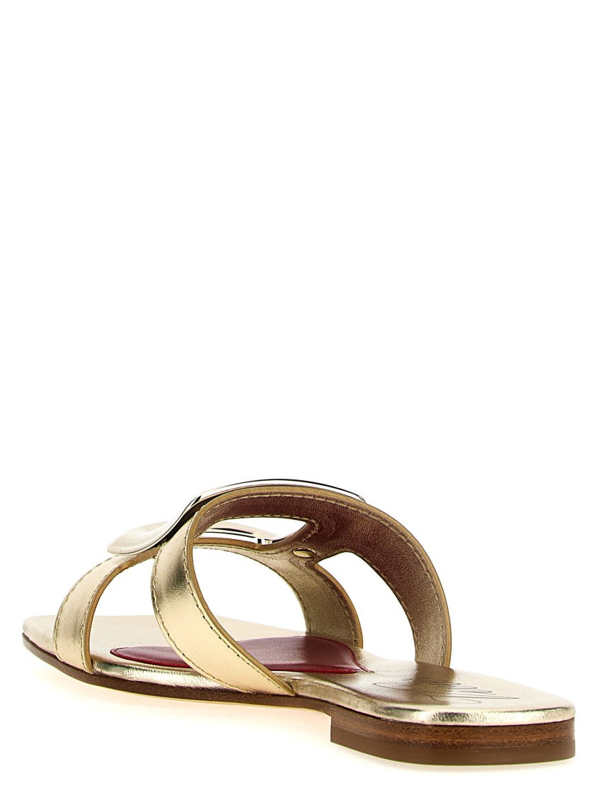 Roger Vivier 'New Metal Buckle' Mules