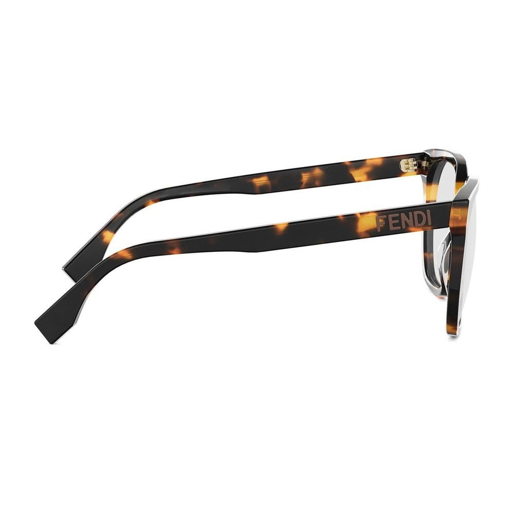 Fendi Fe50087i Lettering Havana Glasses