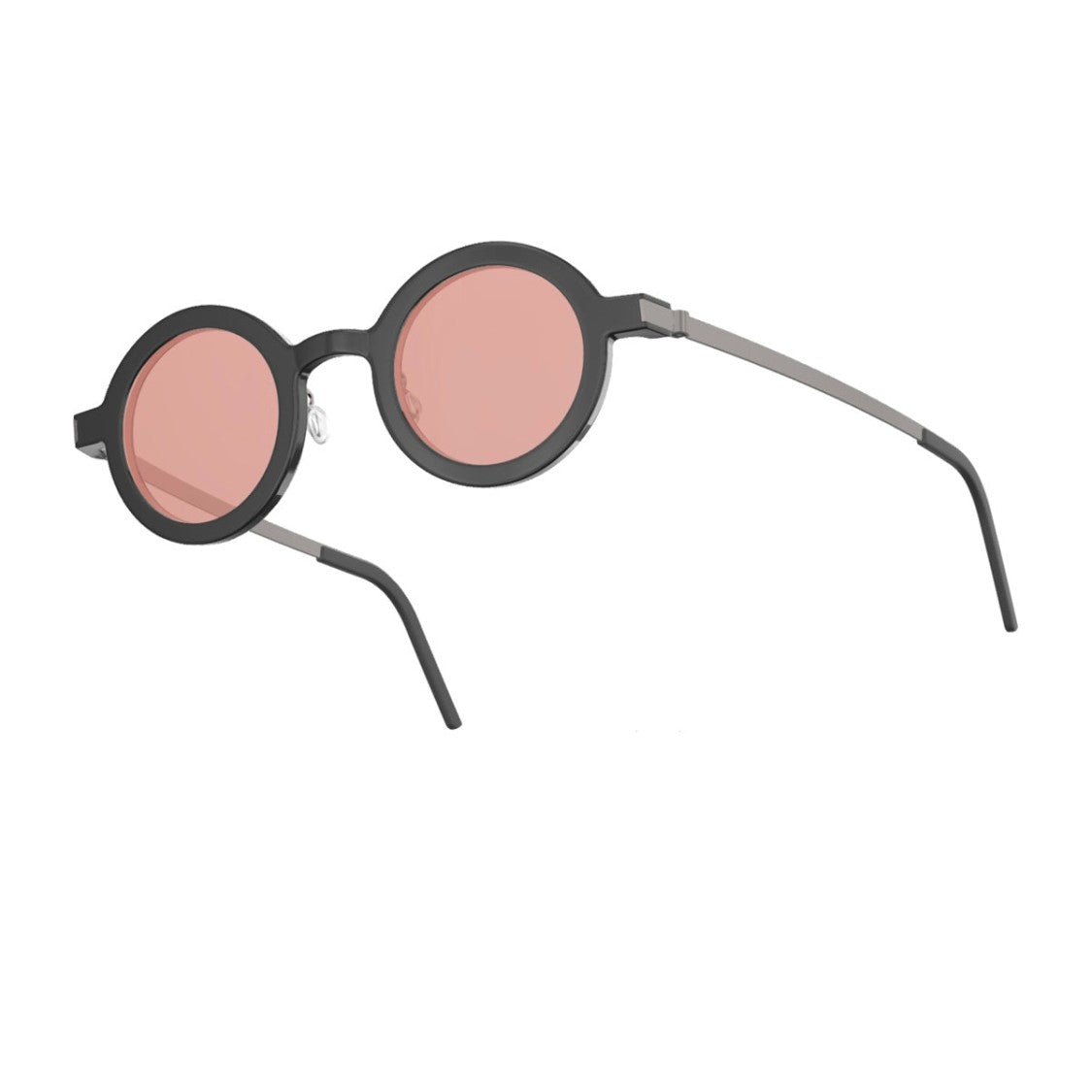 Lindberg Grey Acetate Round Sunglasses