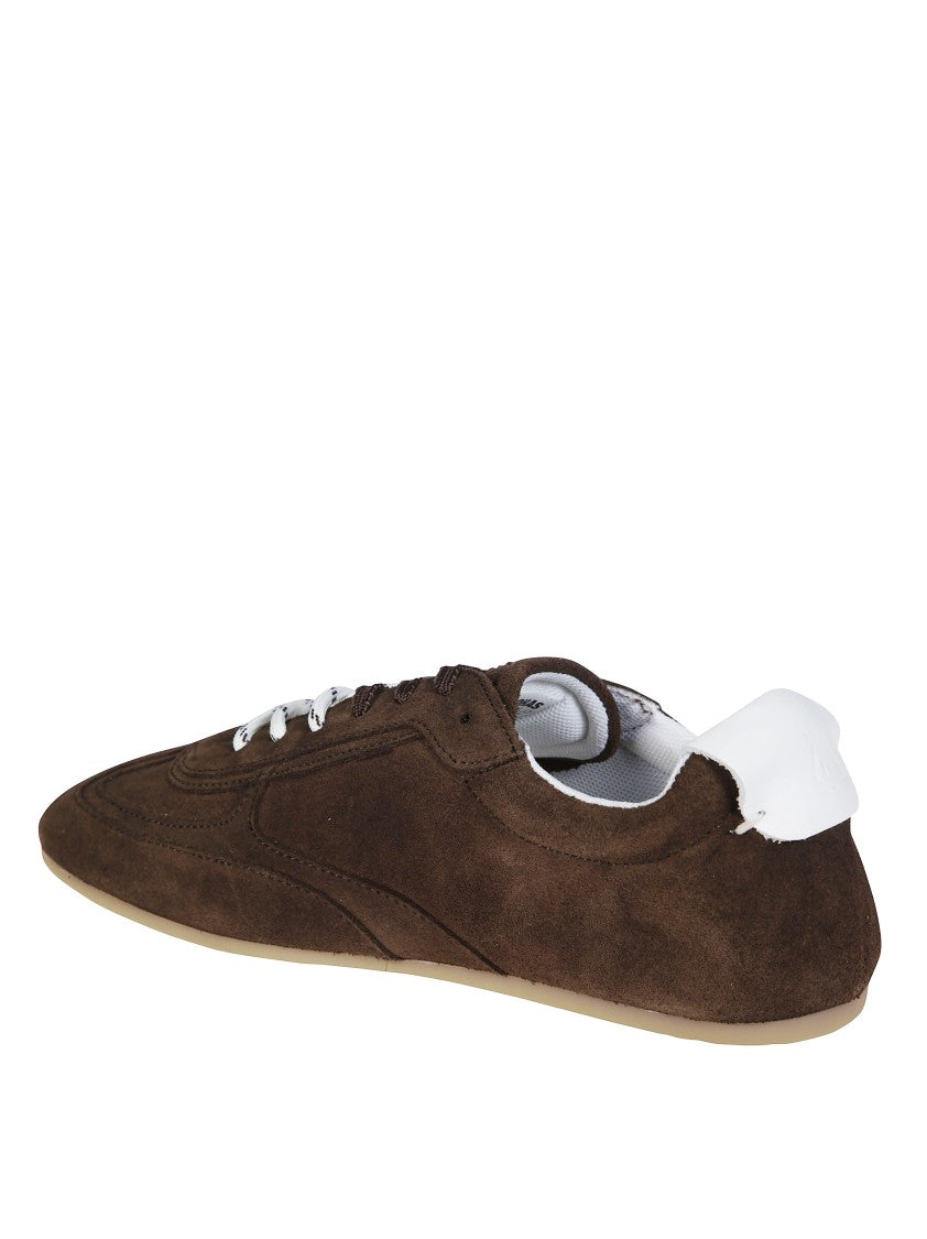 Alohas Chocolate Brown Suede Leather Sneakers