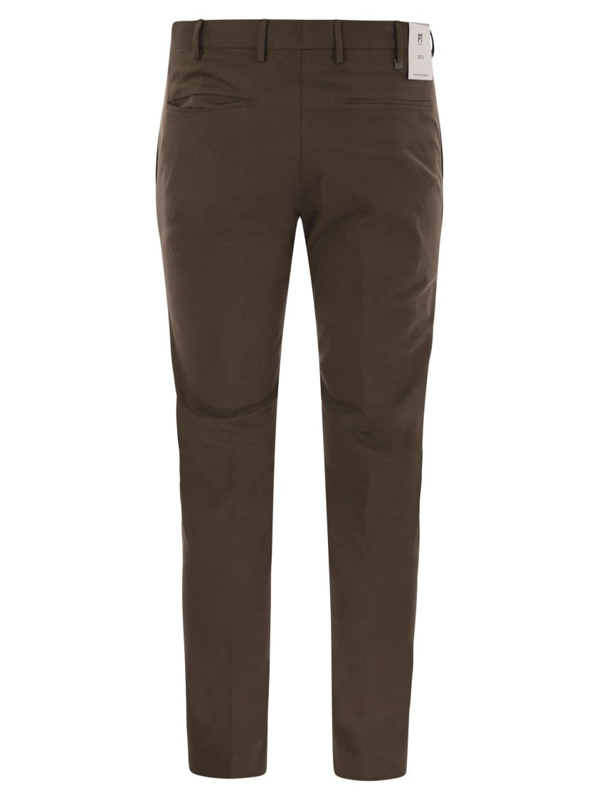 Pt Torino Dieci - Cotton Trousers