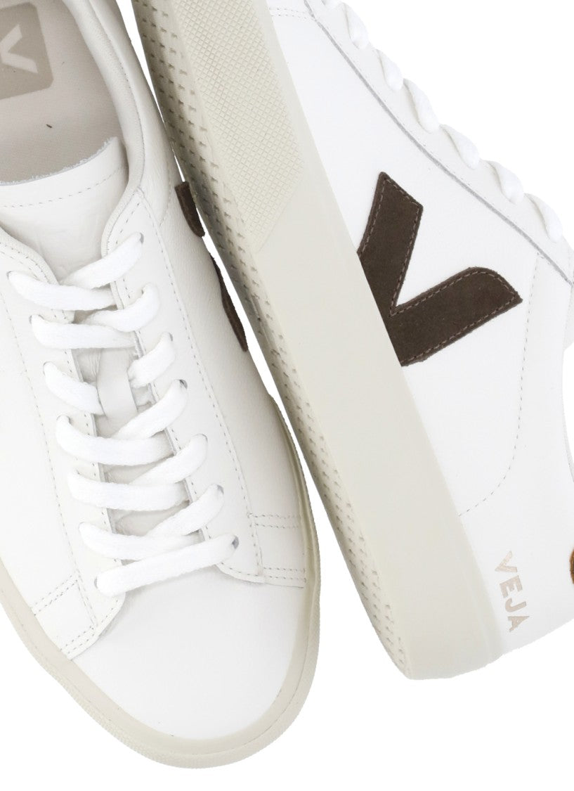 Veja Esplar White Suede Low-Top Sneakers