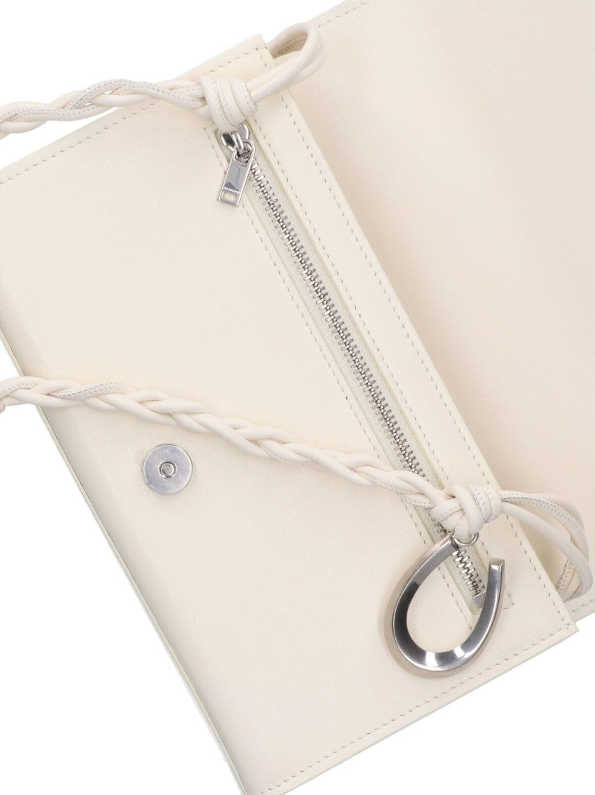 Jil Sander "Tangle" Shoulder Bag – White