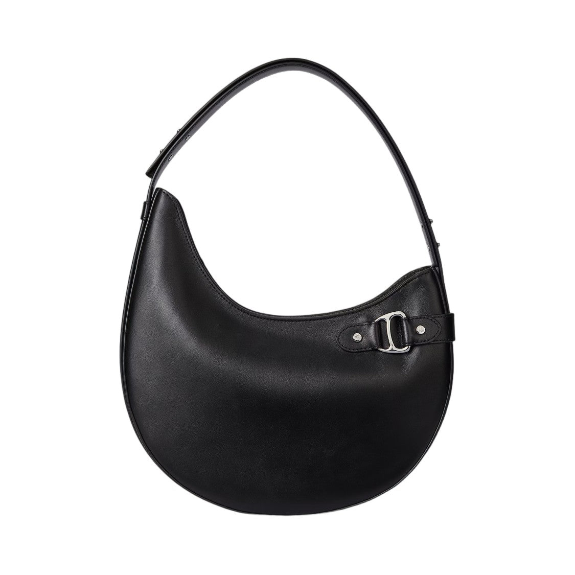 Lauren Ralph Lauren Structured Crescent Shoulder Bag