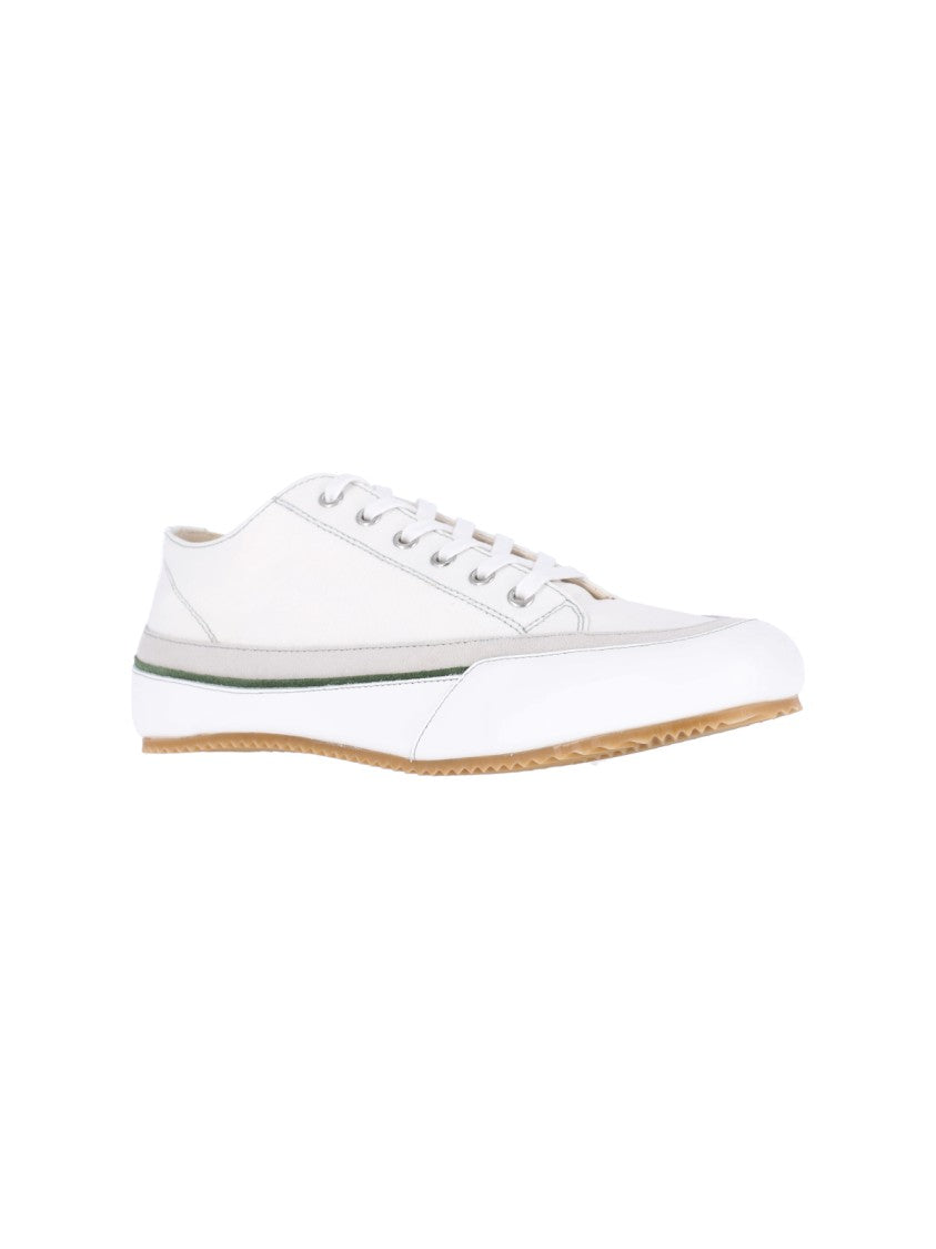 Maison Margiela White Cotton Traveler Sneakers
