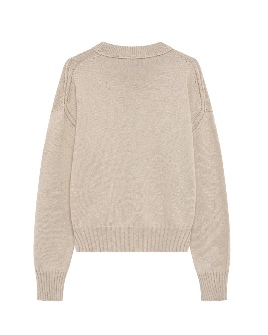 Alpha Studio Rope Crew Neck Sweater