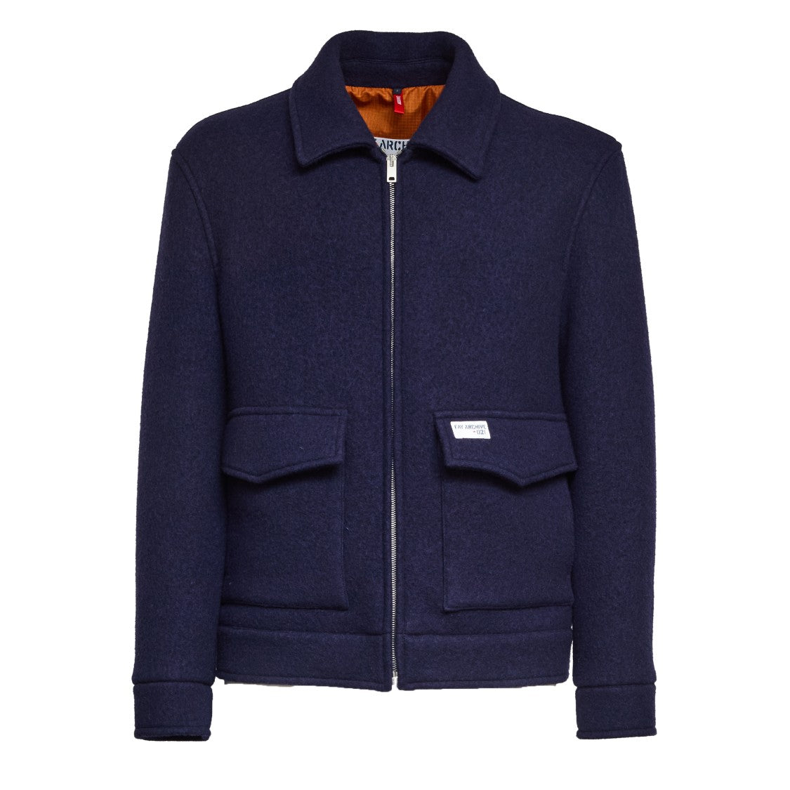 Fay Plush Double Melange Truck Jacket