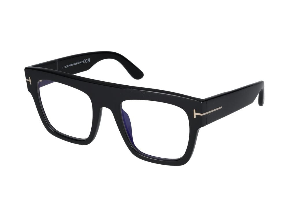 Tom Ford Black Oversized Square Sunglasses