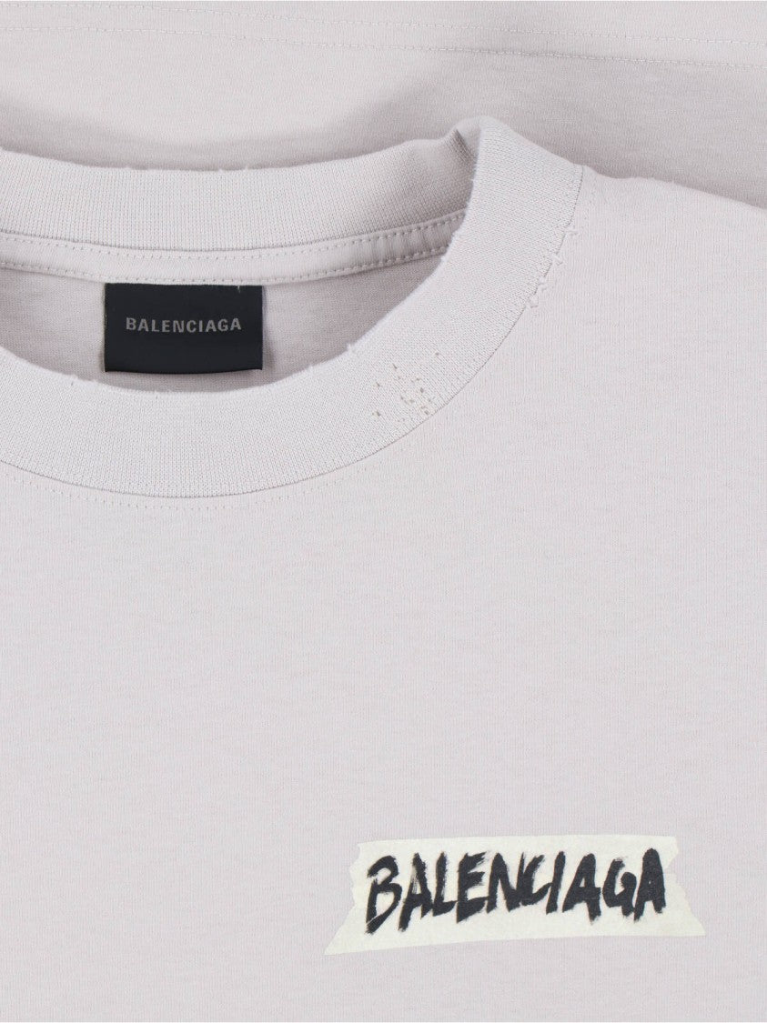 Balenciaga "Masking Tape" T-Shirt – White