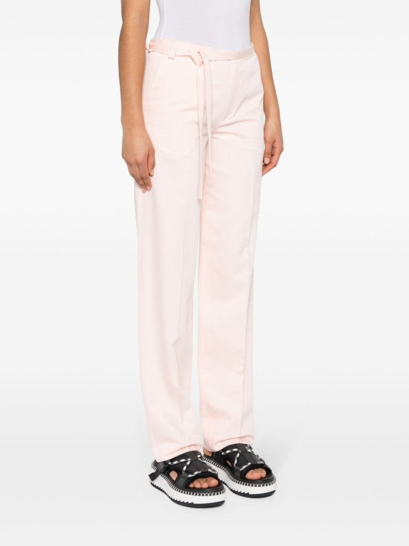 Kenzo Light Pink Straight Leg Trousers