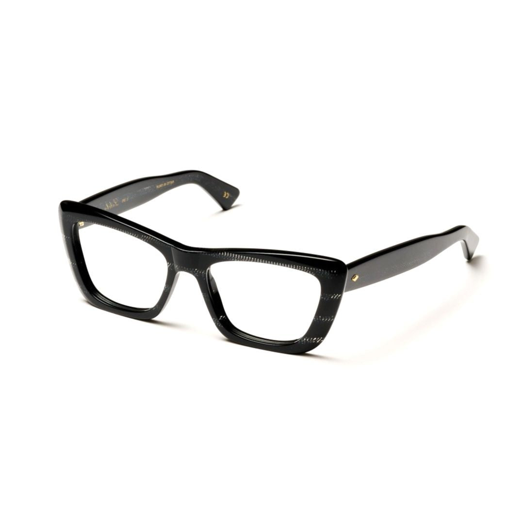 Kador Lolita/K-V Oversized Square Frame Eyeglasses With Glossy Black Finish