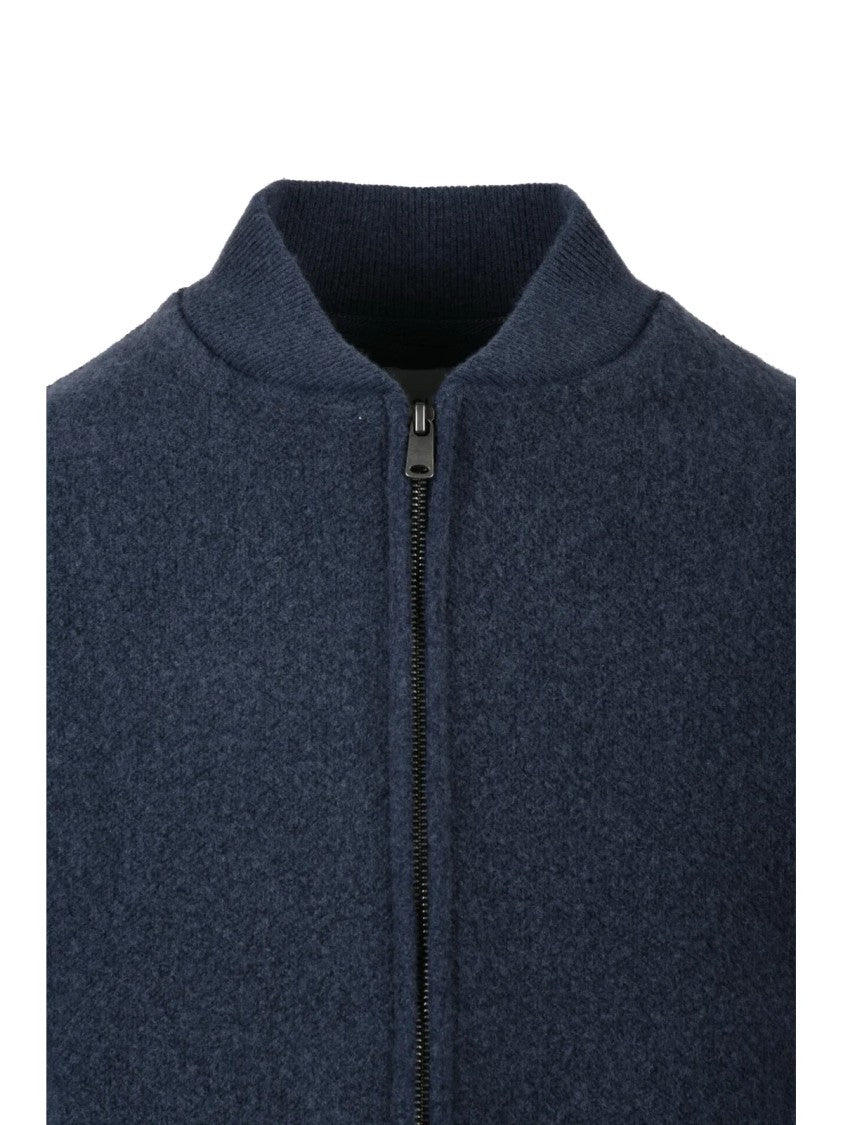Circolo 1901 Modern Lightweight Jacket With Ribbed Cuffs And Zip Closure