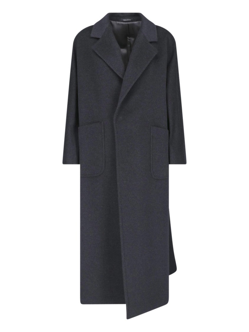 Tagliatore Grey Charlize Cashmere Belted Mid-Length Coat