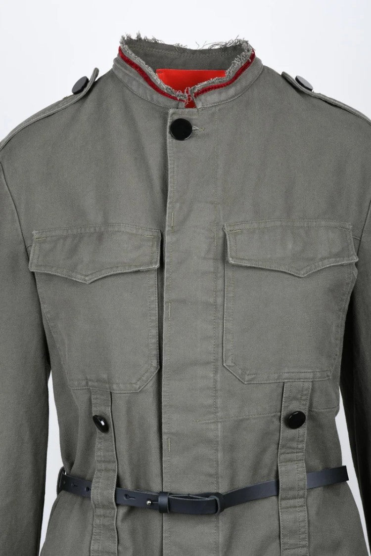 ..,Merci Military Jacket - Green