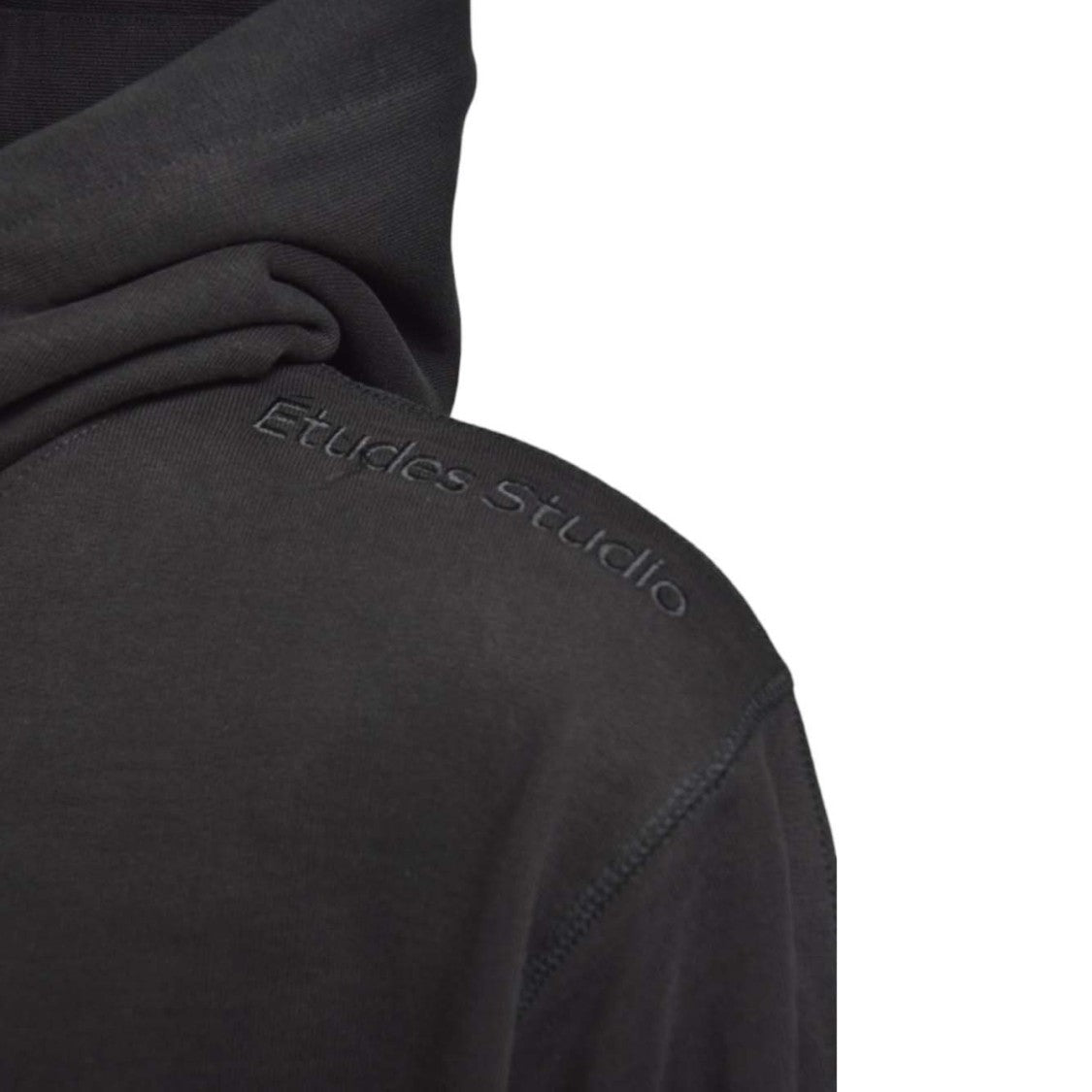Études Black Cotton Jersey Hoodie