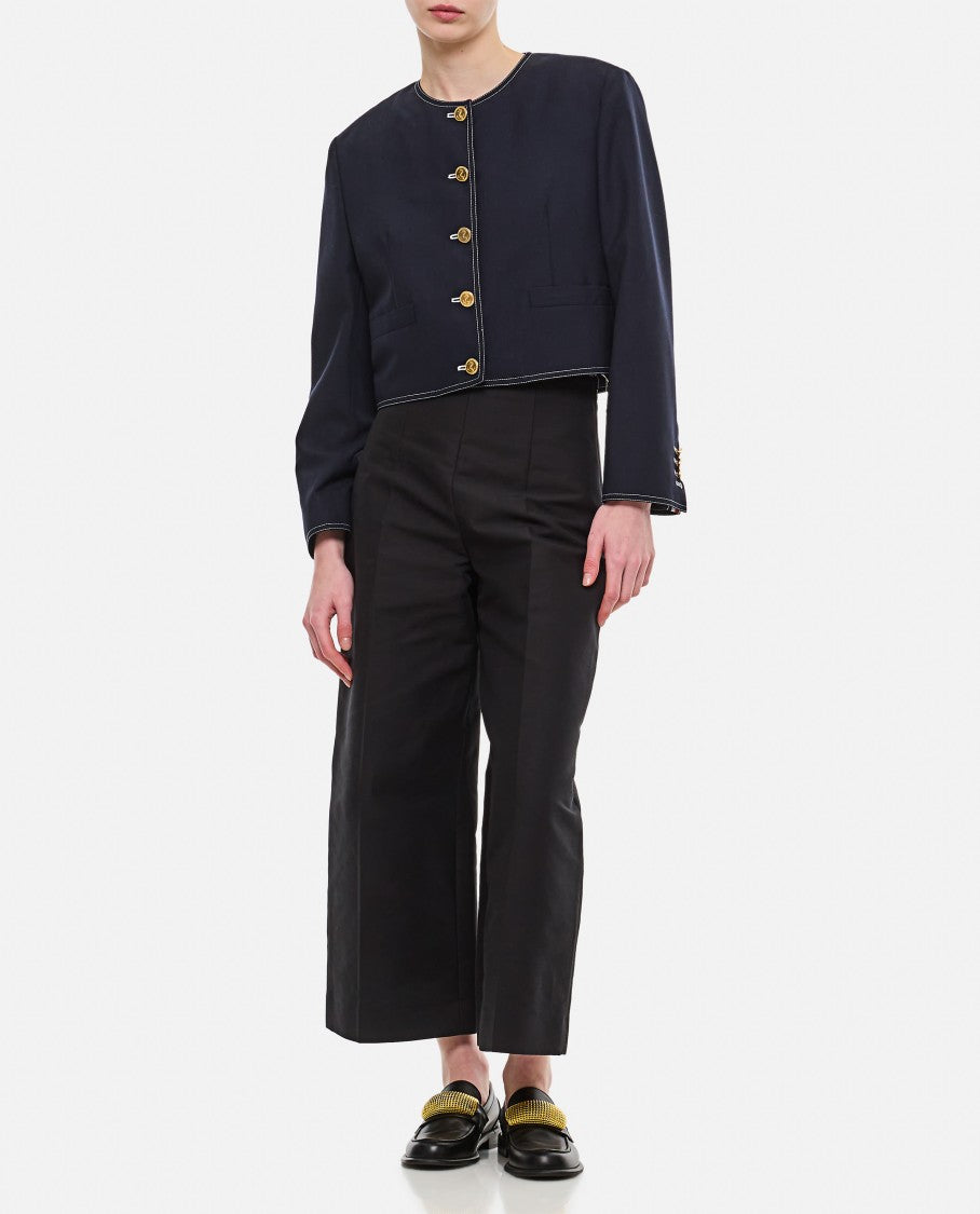 Thom Browne Box Pleated Cardigan Jacket