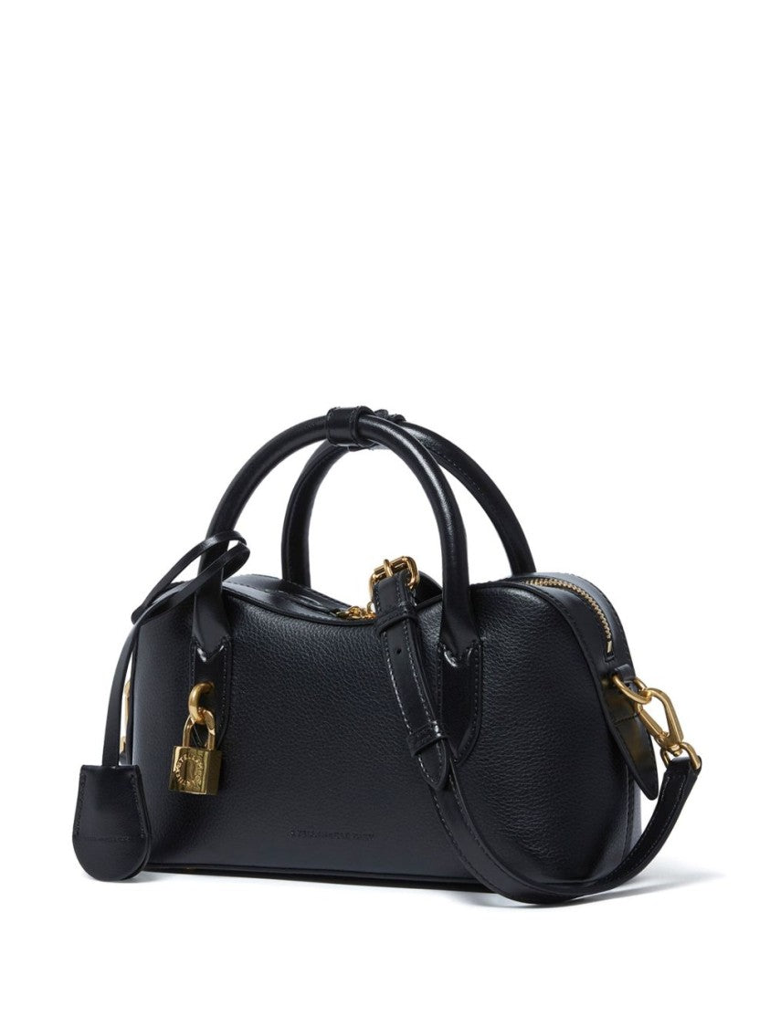 Stella Mccartney Black Two-Way Zip Bag With Gold-Tone Accents