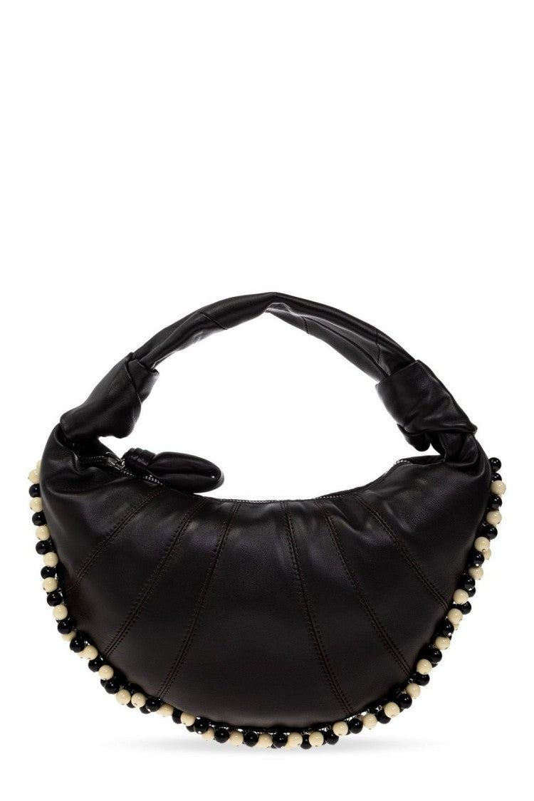 Lemaire Crescent-Shaped Lambskin Tote Bag
