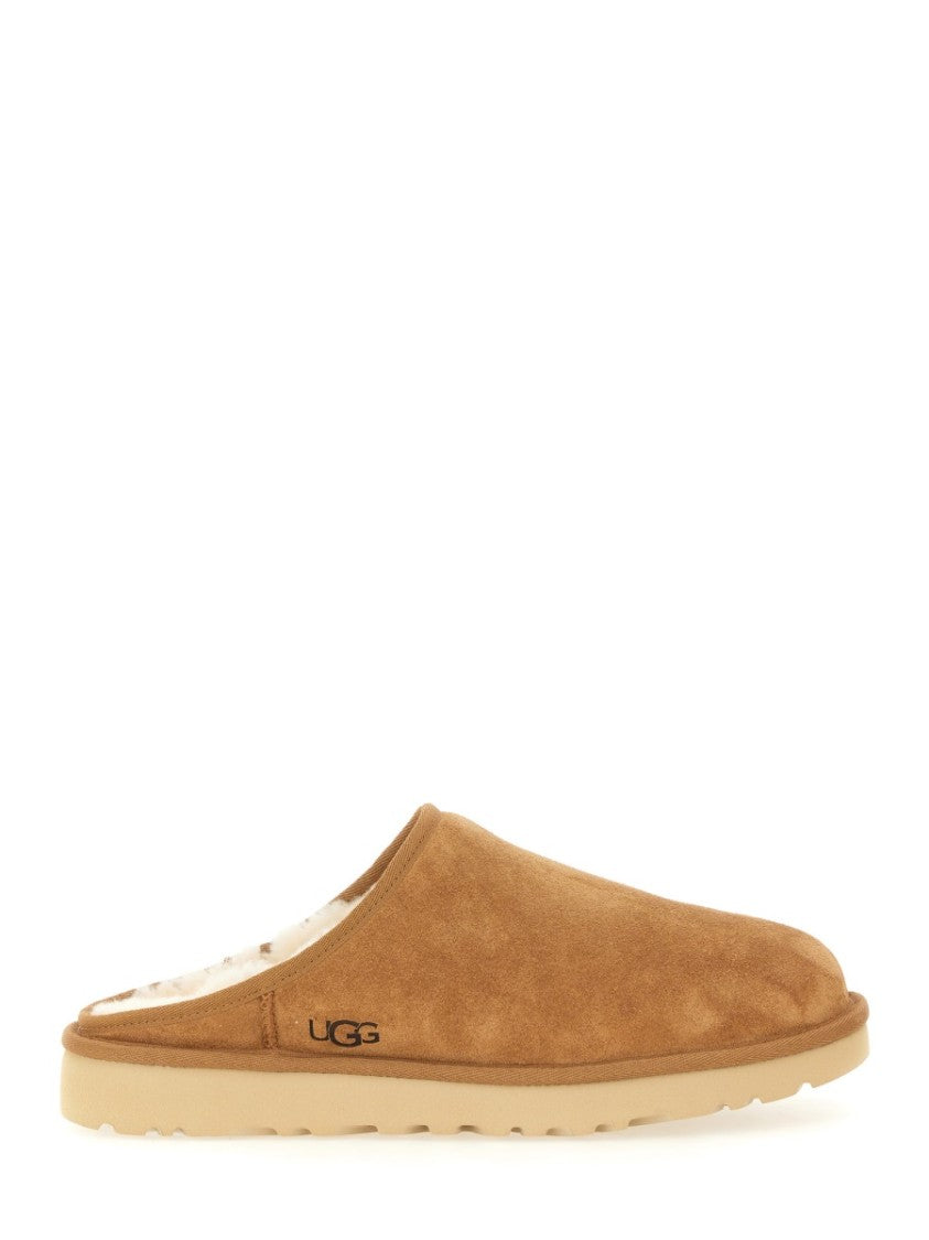 Ugg Classic Shearling-Lined Suede Loafers