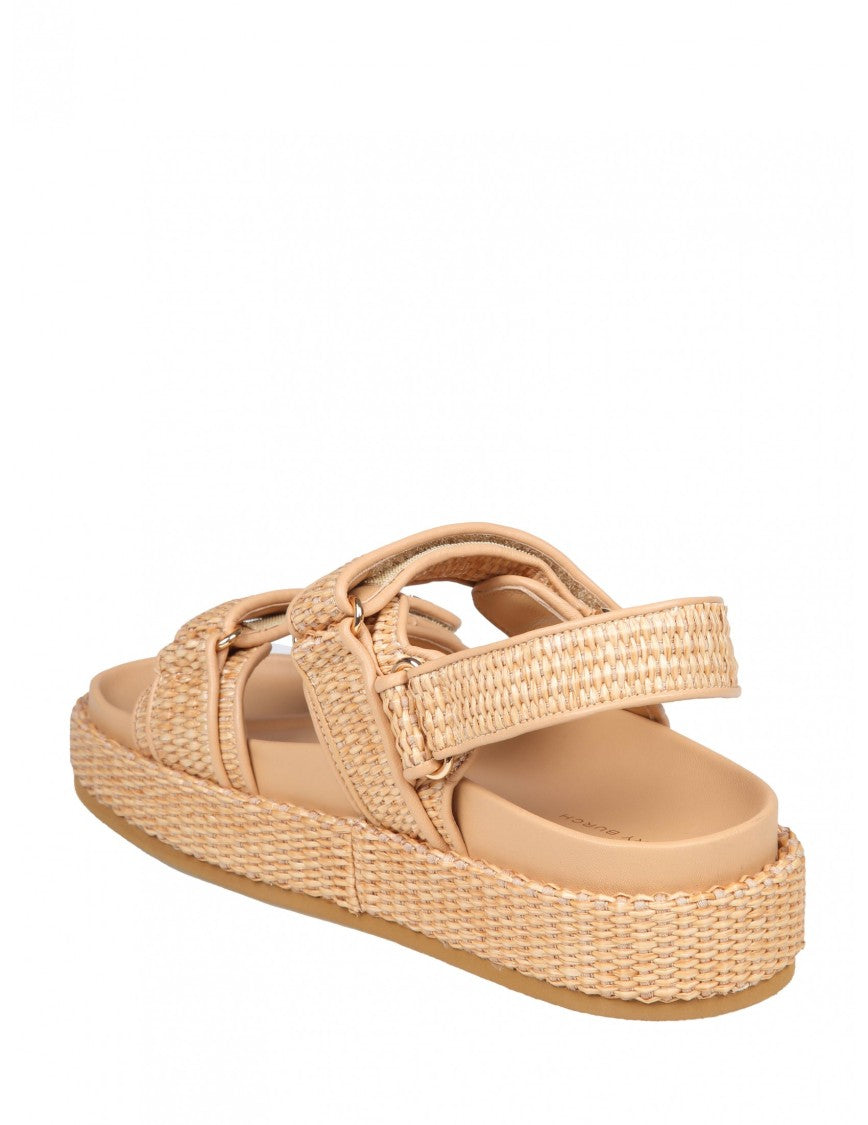 Tory Burch Kira Sport Sandal In Natural Raffia