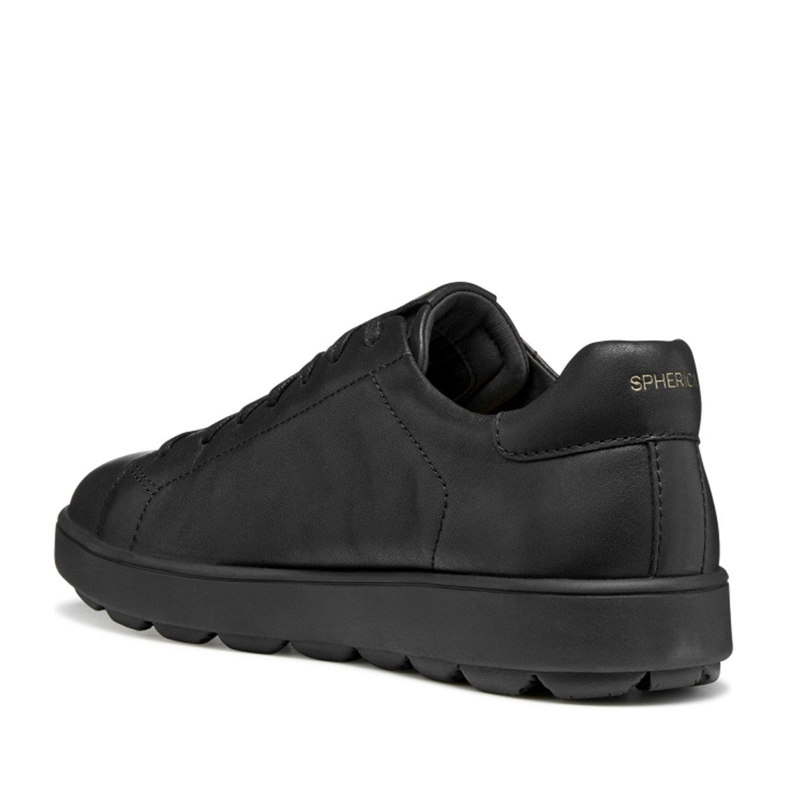 Geox Spherica Ecub-1 B Black Low-Top Minimalist Sneakers