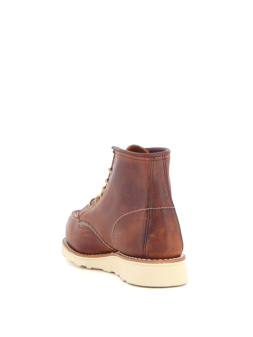 Red Wing Brown Leather Ankle Boot