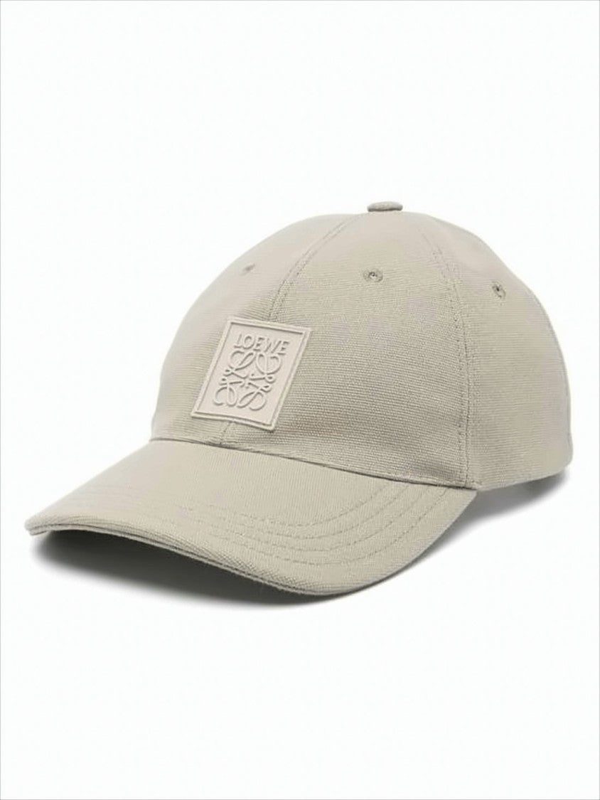 Loewe Textured Cotton Baseball Cap With Embossed Detailing