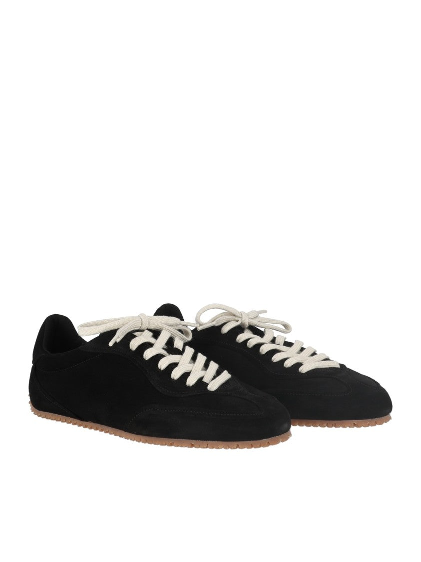 Axel Arigato Black Daze Runner Suede Gum-Sole Sneakers