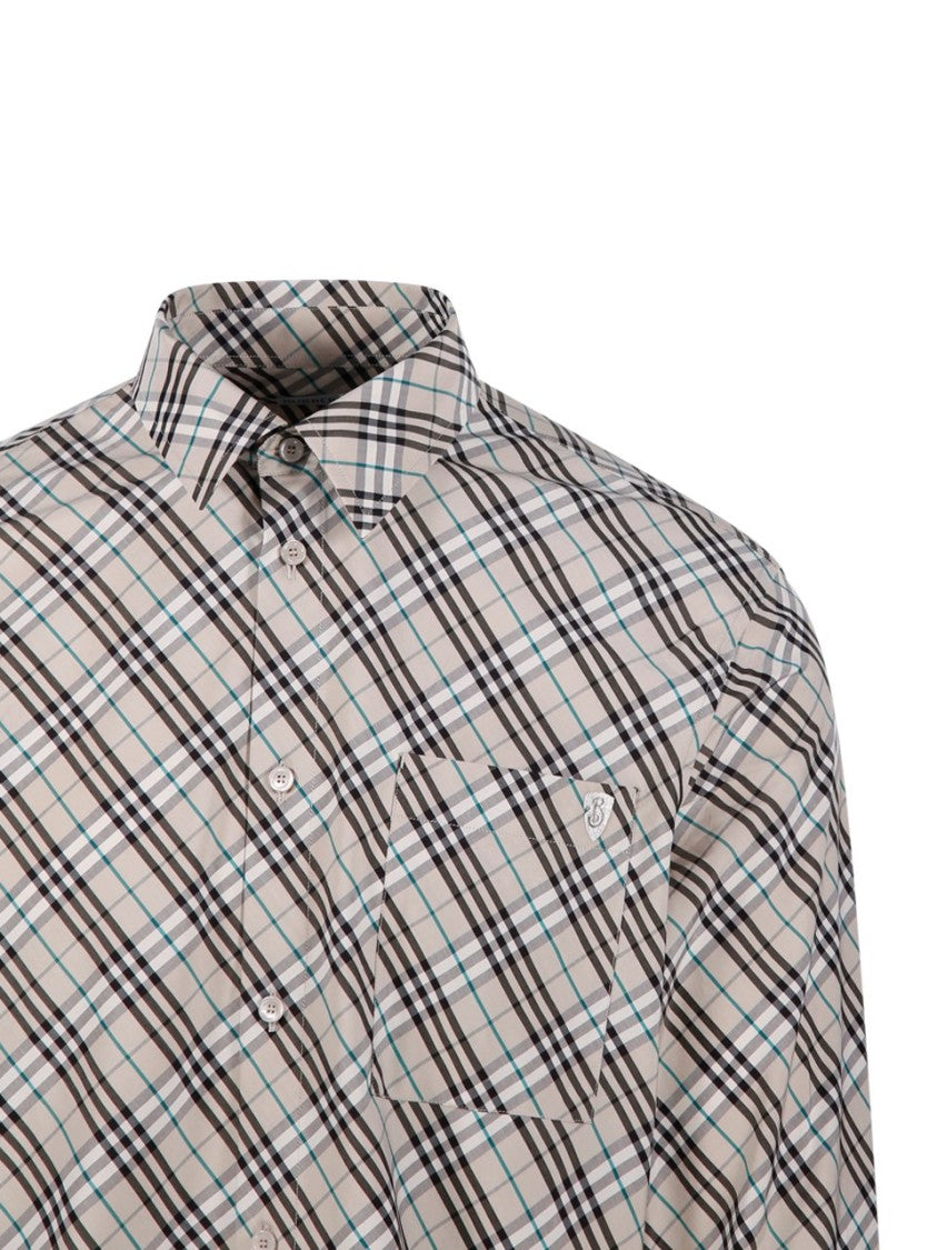 Burberry Tailored Neutrals Plaid Shirt