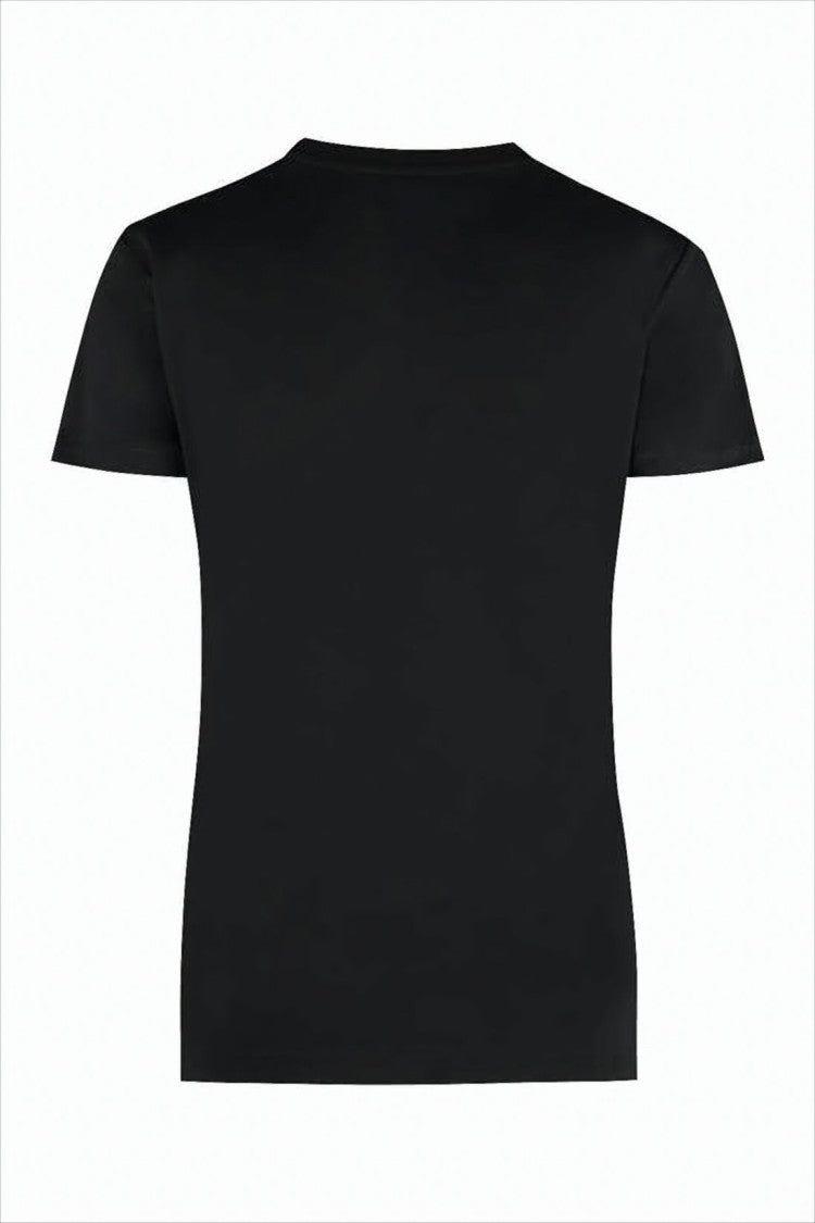 Vivienne Westwood Short-Sleeve Black T-Shirt With Colorful Emblem