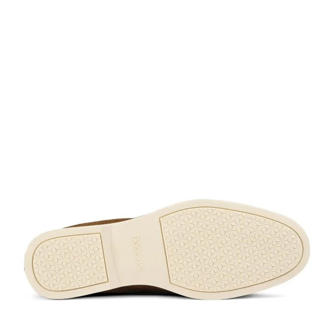 Doucal's Brown Suede-Like Texture Calf Leather Loafers