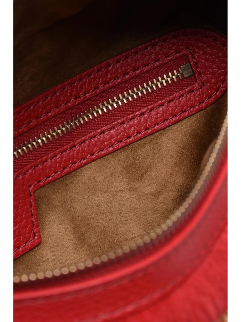 Max Mara Plush Shoulder Bag With Furry Exterior And Zip Closure