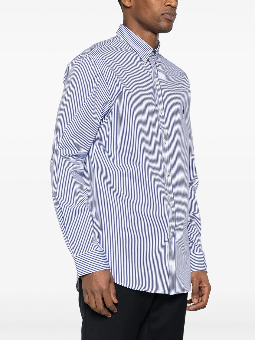 Polo Ralph Lauren Tailored Striped Blue Shirt