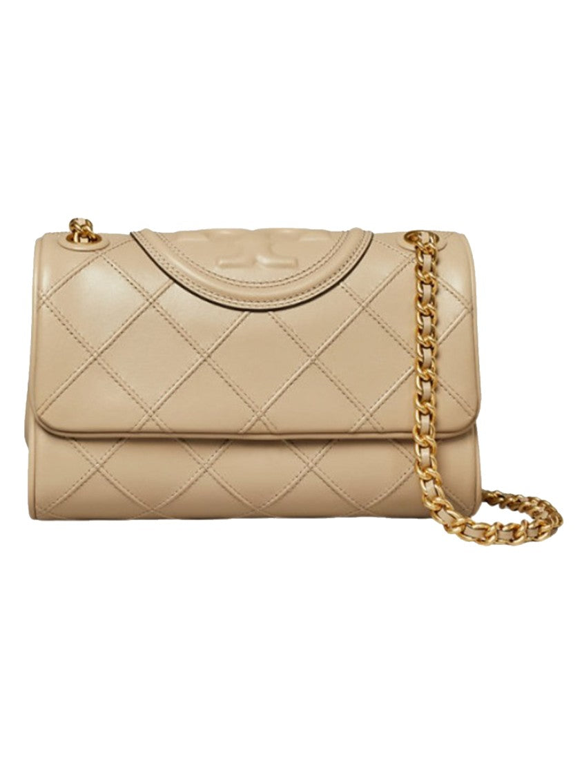 Tory Burch Fresh Clay Leather Small Fleming Soft Convertible Shoulder Bag