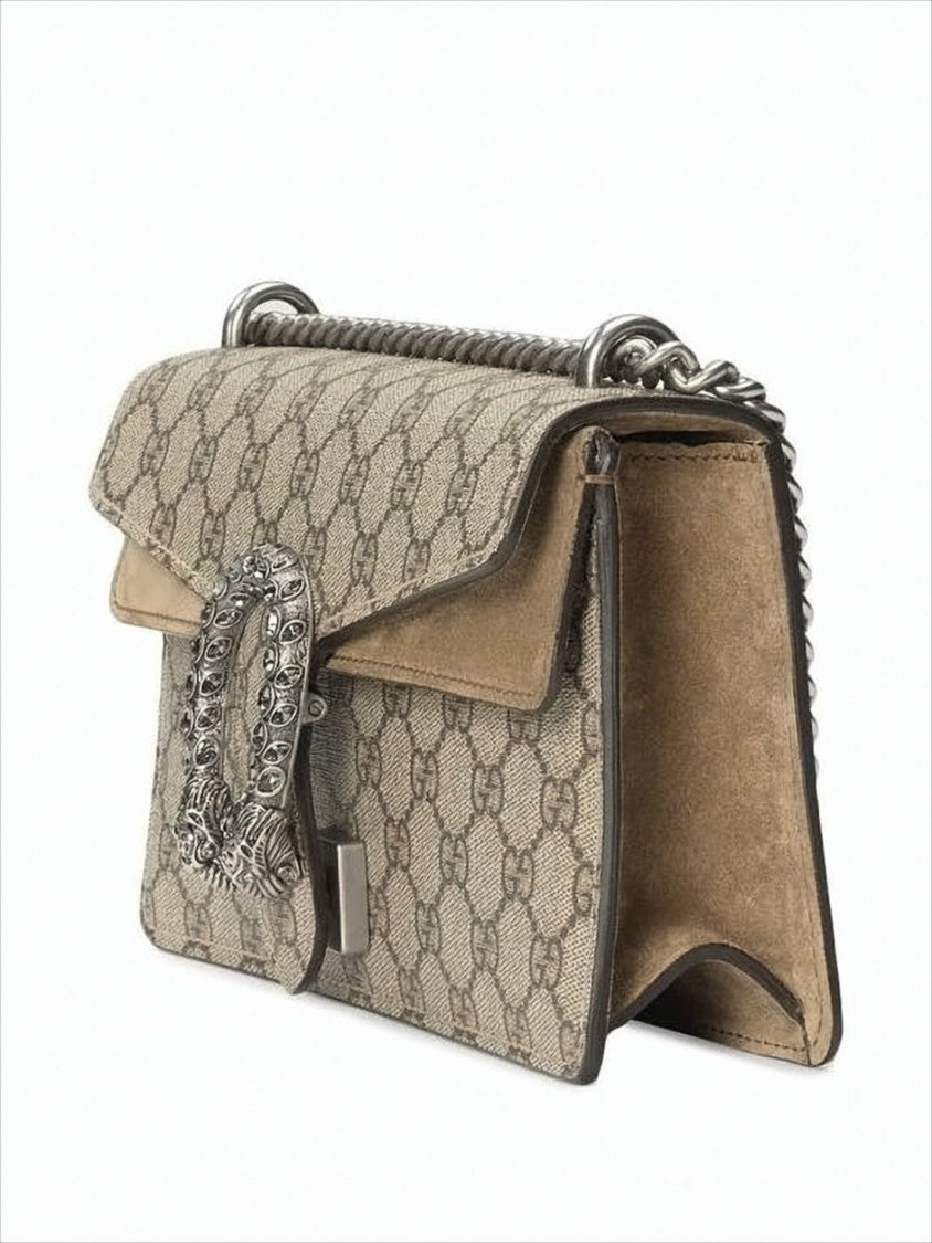 Gucci Rectangular Crossbody Bag With Signature Monogram