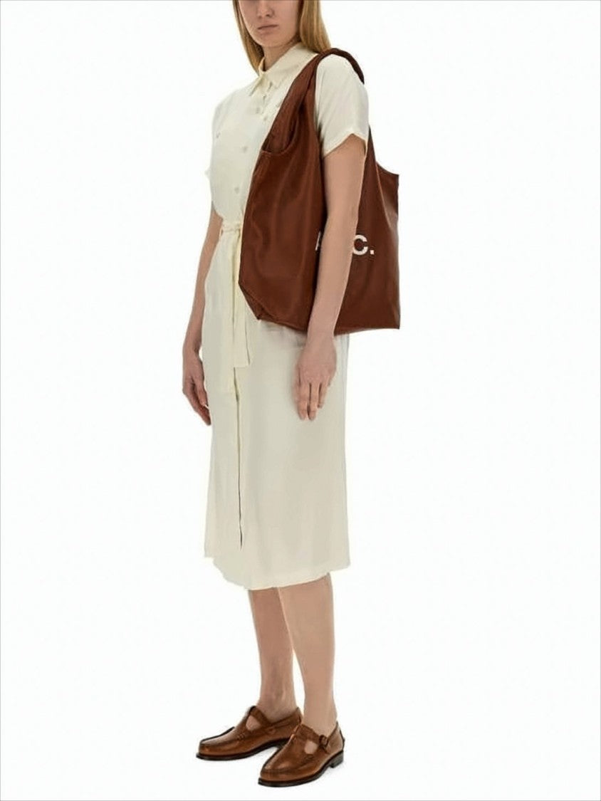 A.P.C. Button-Down Midi Dress With Classic Collar