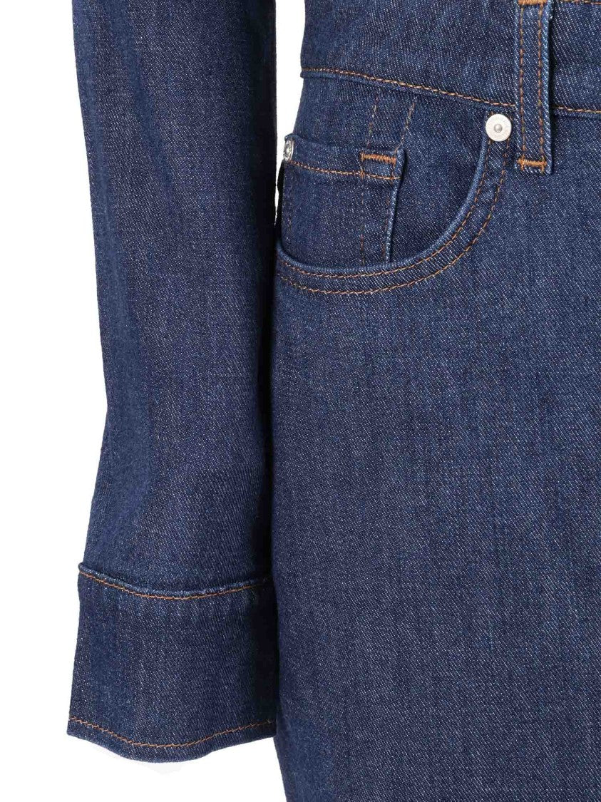 7 For All Mankind Halona L/S Maxi Dress