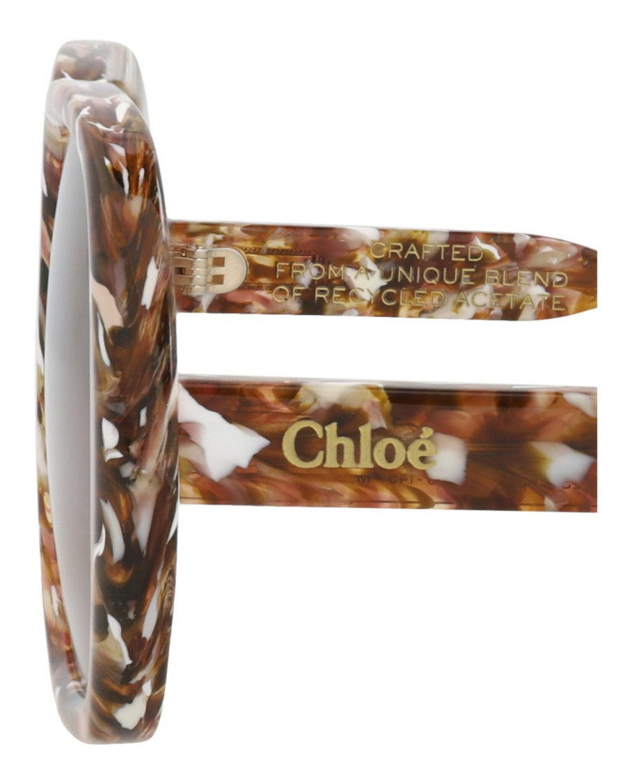 Chloé Square-Frame Sunglasses In Recycled Acetate