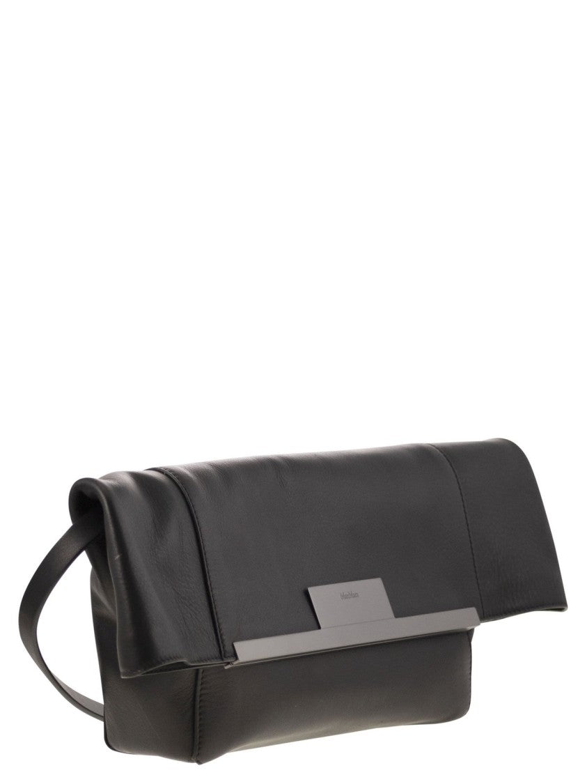Max Mara Structured Black Bag With Smooth Finish