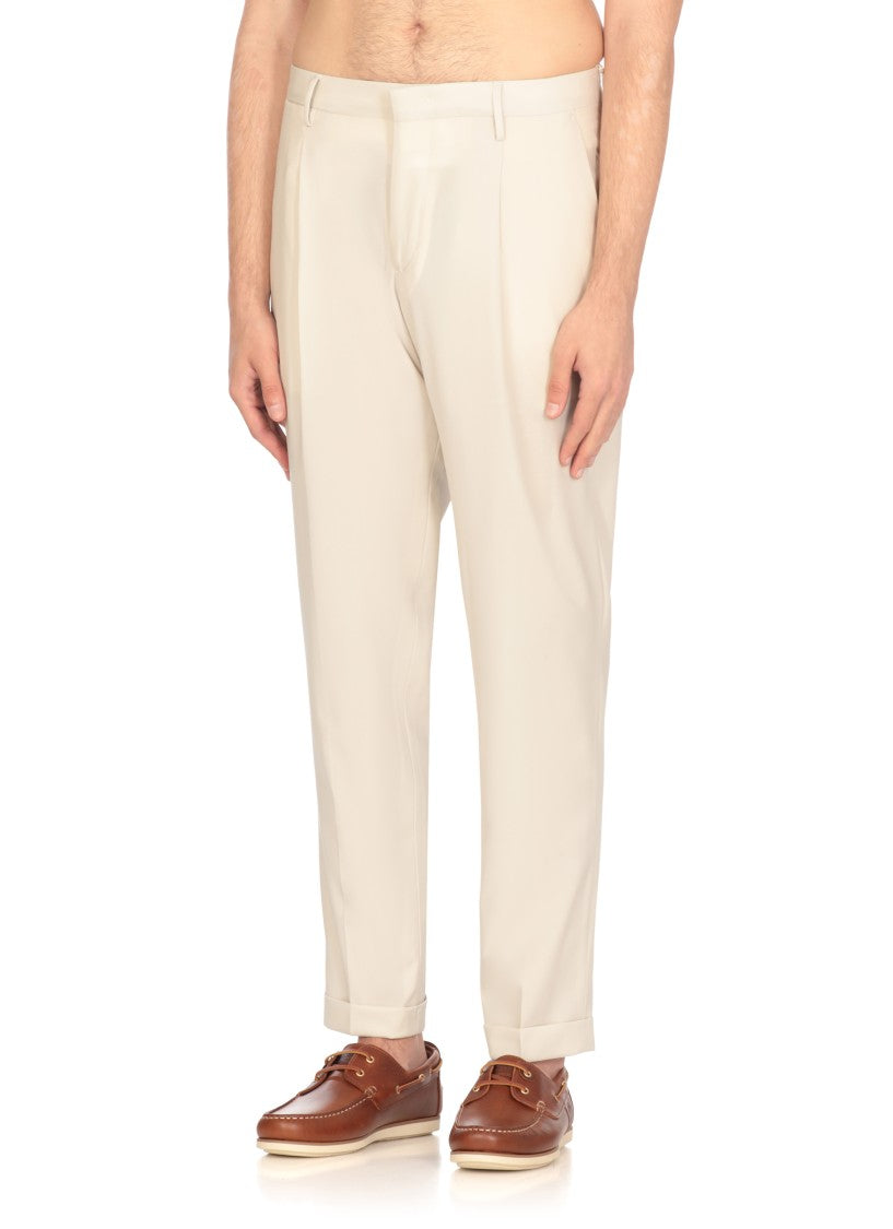 Briglia Ivory Virgin Wool Pants