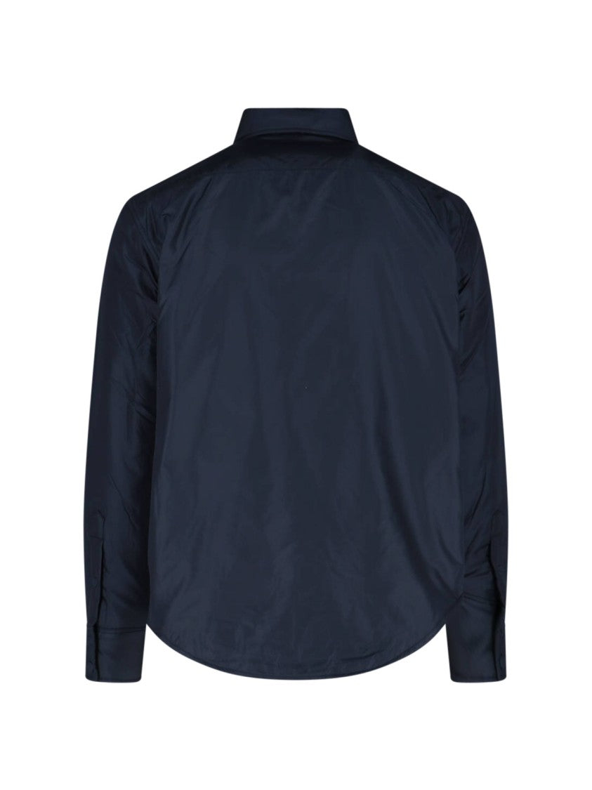 Aspesi Navy Blue 13 Nylon Casual Shirt