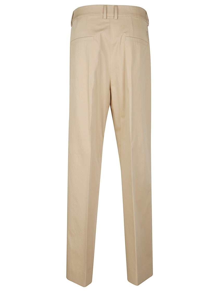 Moncler Tailored Pant Straight Leg Cotton Pants