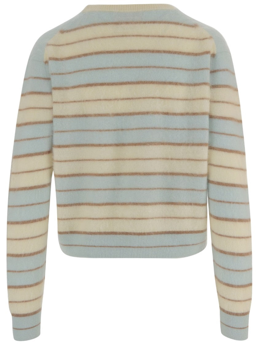 Guest In Residence Cashmere Sweater With Striped Pattern